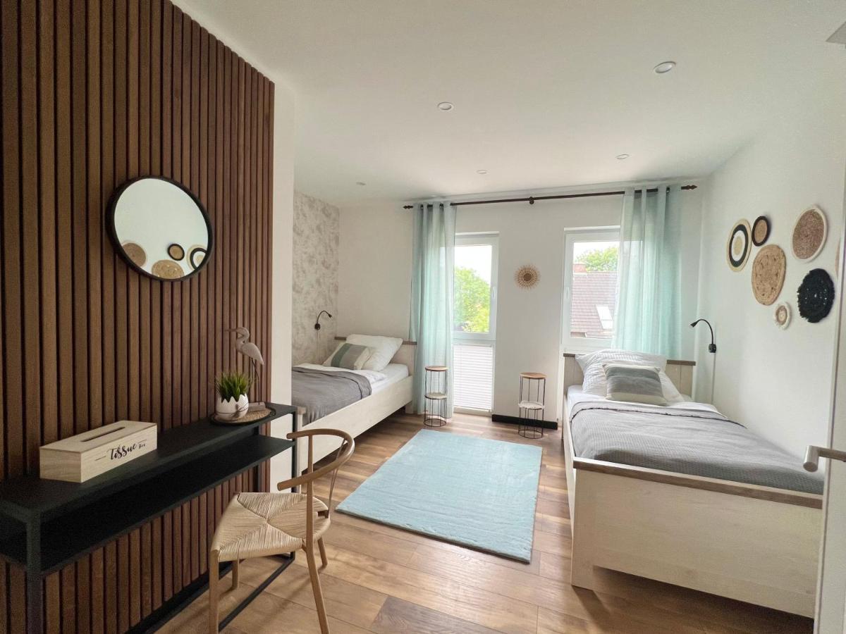 Grosse Wohnung Wellness + Sauna + Netflix Petershagen Eksteriør bilde